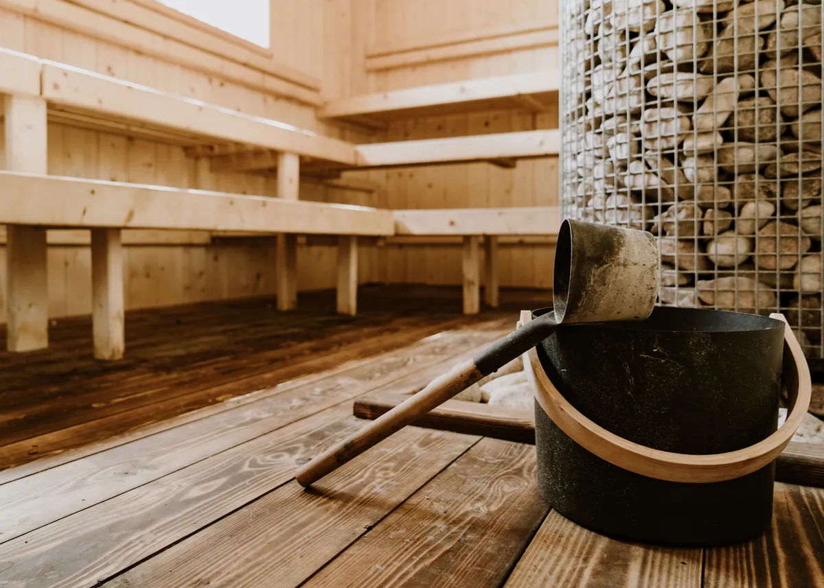 Sauna at Mad Yolk Farm sauna